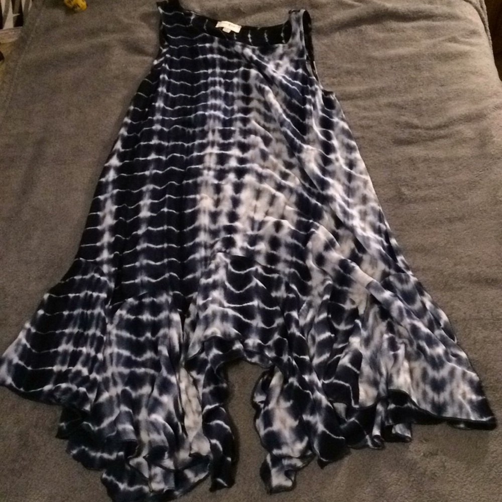 Umgee Tie Dye Tank Dress Size Small Handkerchief